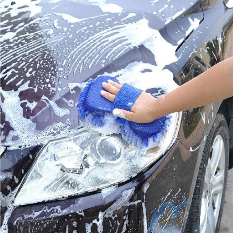 KANEED Ultrafine Fiber Chenille Anthozoan Car Washing Gloves Multi-functional Magic Car Brush (Ra...