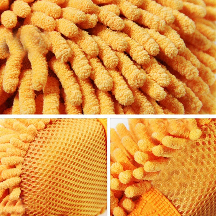 KANEED Ultrafine Fiber Chenille Anthozoan Car Washing Gloves Multi-functional Magic Car Brush (Ra...