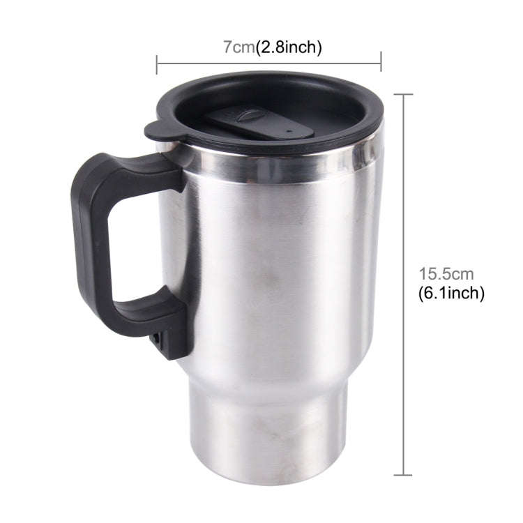 Stainless Steel Electric Smart Mug 12V Car Electric Kettle Heated Mug Car Coffee Cup With Charger...