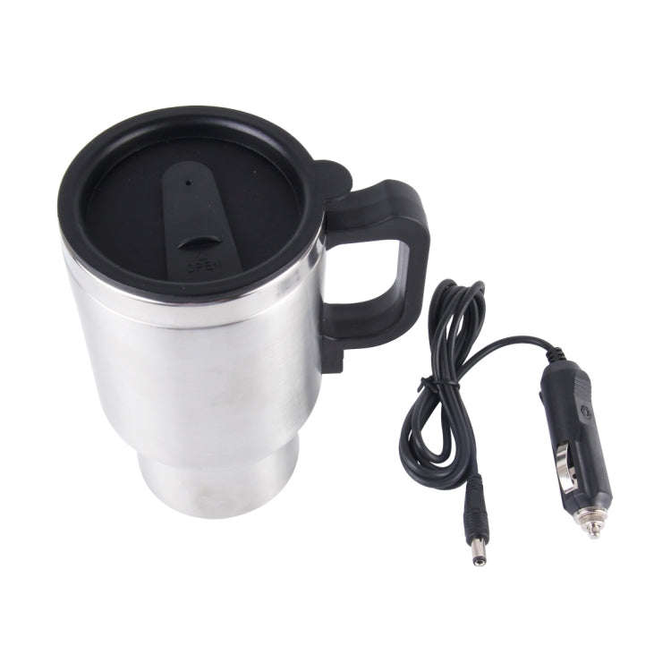 Stainless Steel Electric Smart Mug 12V Car Electric Kettle Heated Mug Car Coffee Cup With Charger...