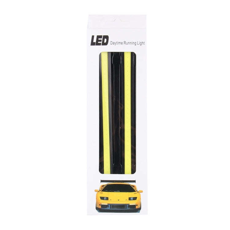 2 PCS 6W 400 LM 6000K DRL COB White Light Bar Car Light Source Waterproof Daytime Running Lights,...