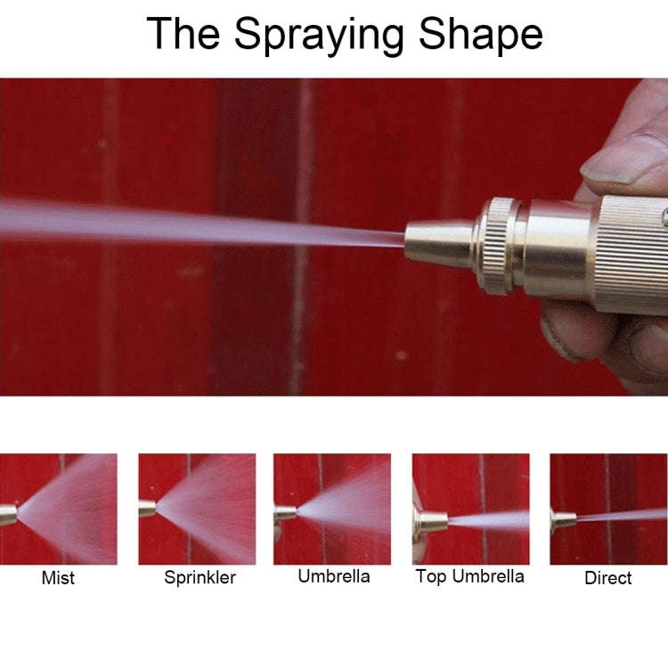 KANEED High Pressure Pure Copper Hose Nozzle Sprayer for Car Washing Garden/Lawn Watering Room/De...