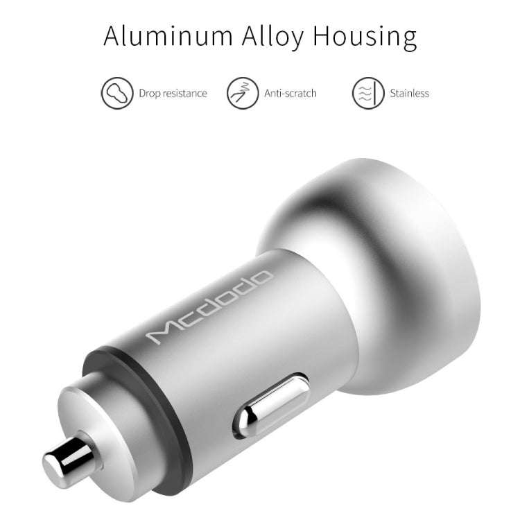 Mcdodo CC-3871 2-Ports USB LED Smart Digital Display Car Charger, For iPhone, iPad, Samsung, HTC,...