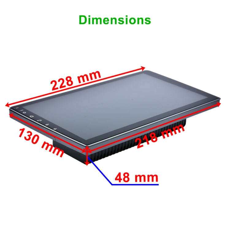 HD 9 inch Universal Car Android 8.1 Radio Receiver MP5 Player, Support FM & Bluetooth & TF Card &...