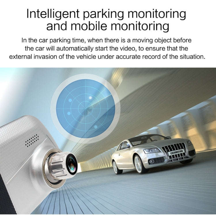 V100 7 inch LCD Touch Screen Rear View Mirror Car Recorder with Separate Camera, 170 Degree Wide ...
