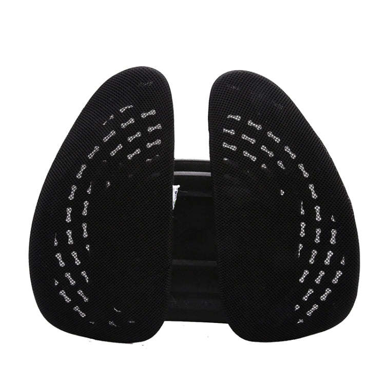 Car Lumbar Support Office Seat Belt Backrest Double Cushion Car Home Massage Lumbar Ice Silk Pill...