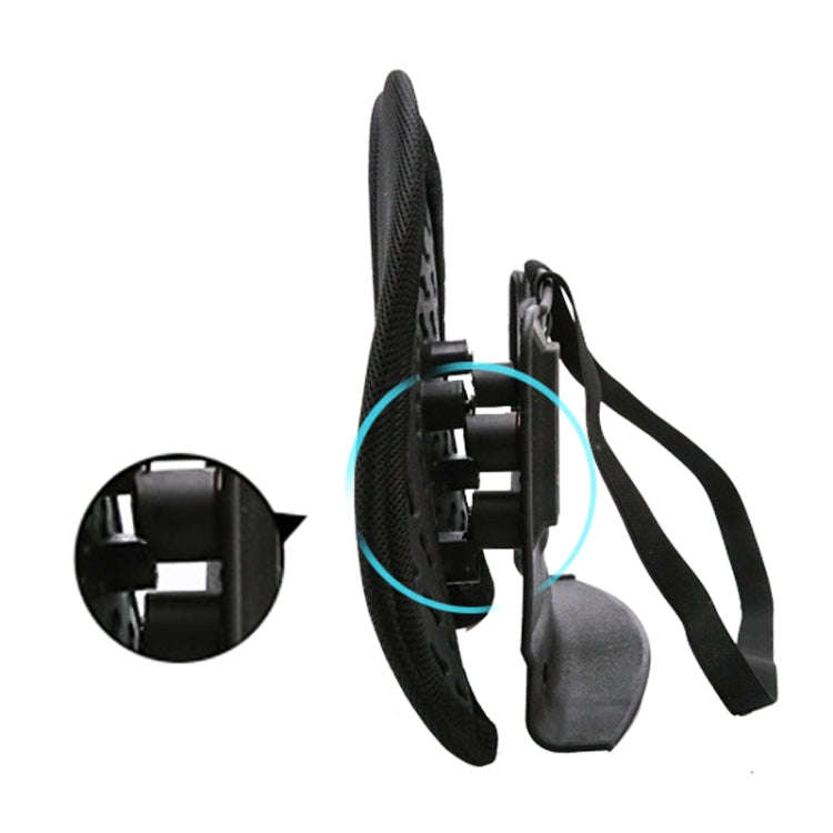 Car Lumbar Support Office Seat Belt Backrest Double Cushion Car Home Massage Lumbar Ice Silk Pill...