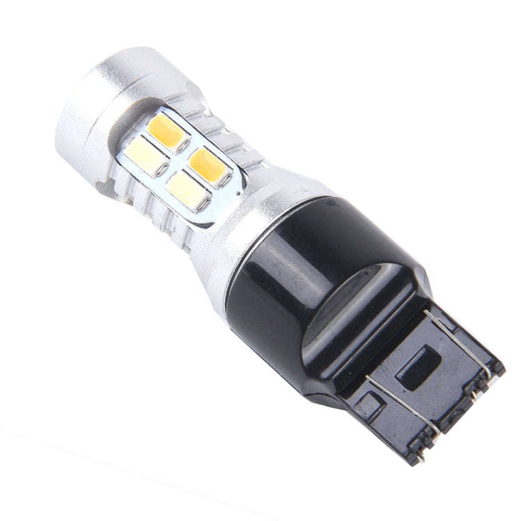 2 PCS T20/7443 10W 1000 LM 6000K White + Yellow Light Turn Signal Light with 20 SMD-5730-LED Lamp...