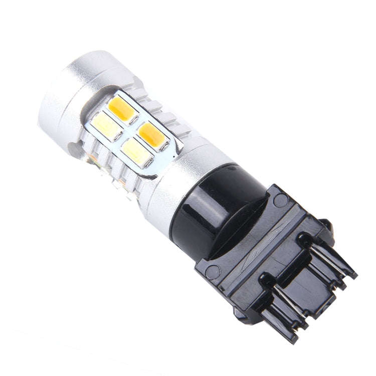 2 PCS T25/3157 10W 1000 LM 6000K White + Yellow Light Turn Signal Light with 20 SMD-5730-LED Lamp...