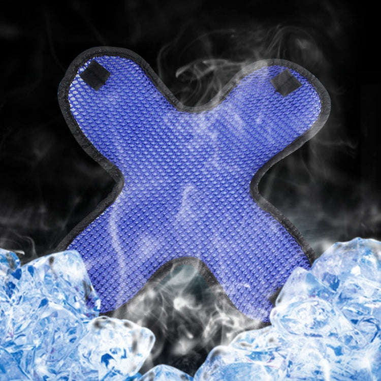 Motorcycle Helmet 3D Honeycomb Mesh Mat Heat-proof Breathable Pad(Blue)