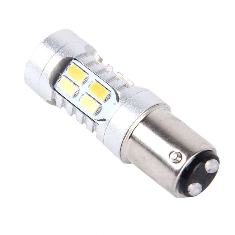 2 PCS 1157 10W 1000 LM 6000K White + Yellow Light Turn Signal Light with 20 SMD-5730-LED Lamps An...
