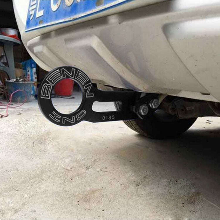 Benen Aluminum Alloy Rear Tow Towing Hook Trailer Ring for Universal Car Auto with Two Screw Hole...
