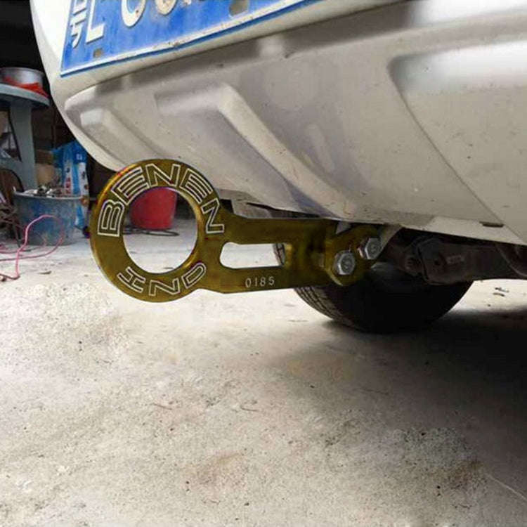 Benen Aluminum Alloy Rear Tow Towing Hook Trailer Ring for Universal Car Auto with Two Screw Hole...