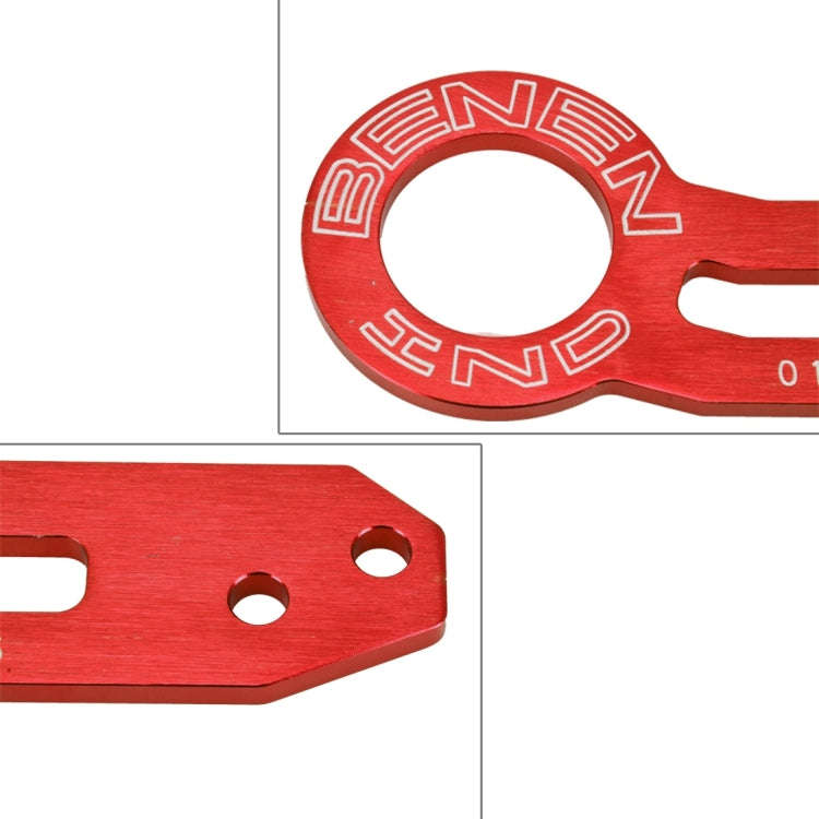 Benen Aluminum Alloy Rear Tow Towing Hook Trailer Ring for Universal Car Auto with Two Screw Hole...