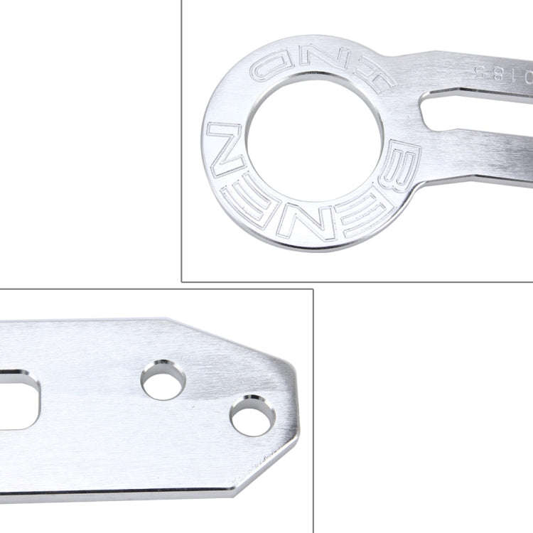 Benen Aluminum Alloy Rear Tow Towing Hook Trailer Ring for Universal Car Auto with Two Screw Hole...
