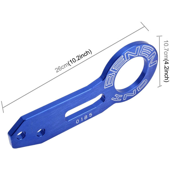 Benen Aluminum Alloy Rear Tow Towing Hook Trailer Ring for Universal Car Auto with Two Screw Hole...