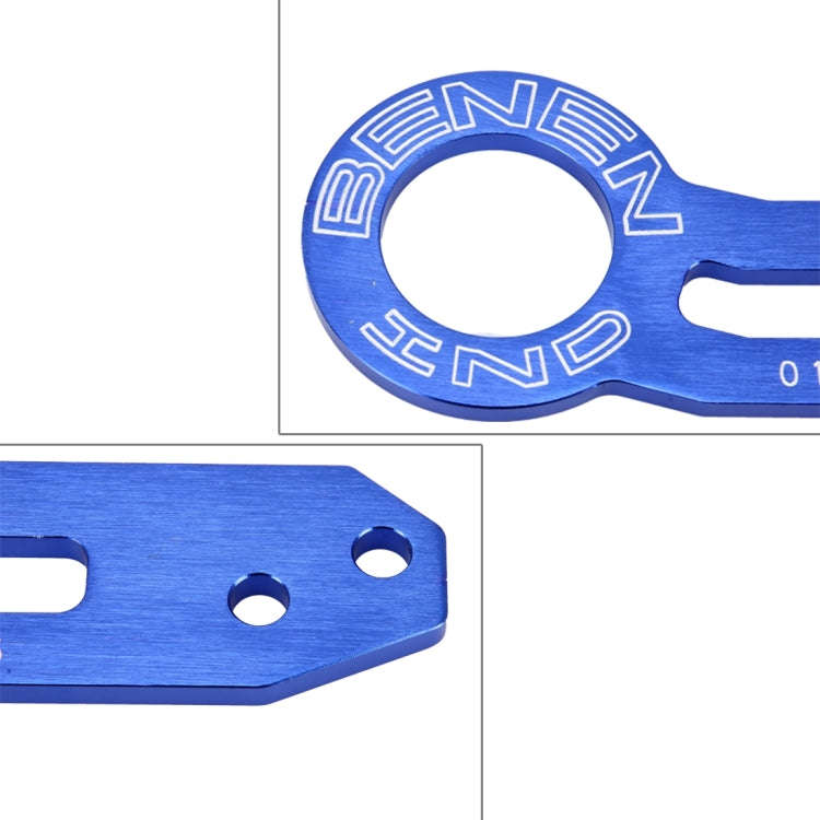 Benen Aluminum Alloy Rear Tow Towing Hook Trailer Ring for Universal Car Auto with Two Screw Hole...