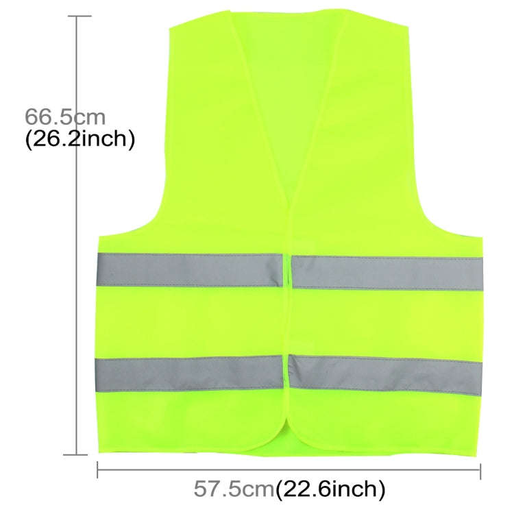 XL Reflective Fluorescent Vest Safty Cloth Driving School Construction Traffic Safty Warning Work...