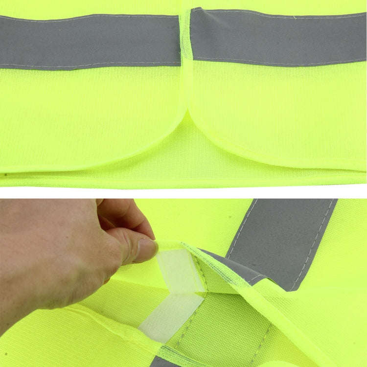 XL Reflective Fluorescent Vest Safty Cloth Driving School Construction Traffic Safty Warning Work...