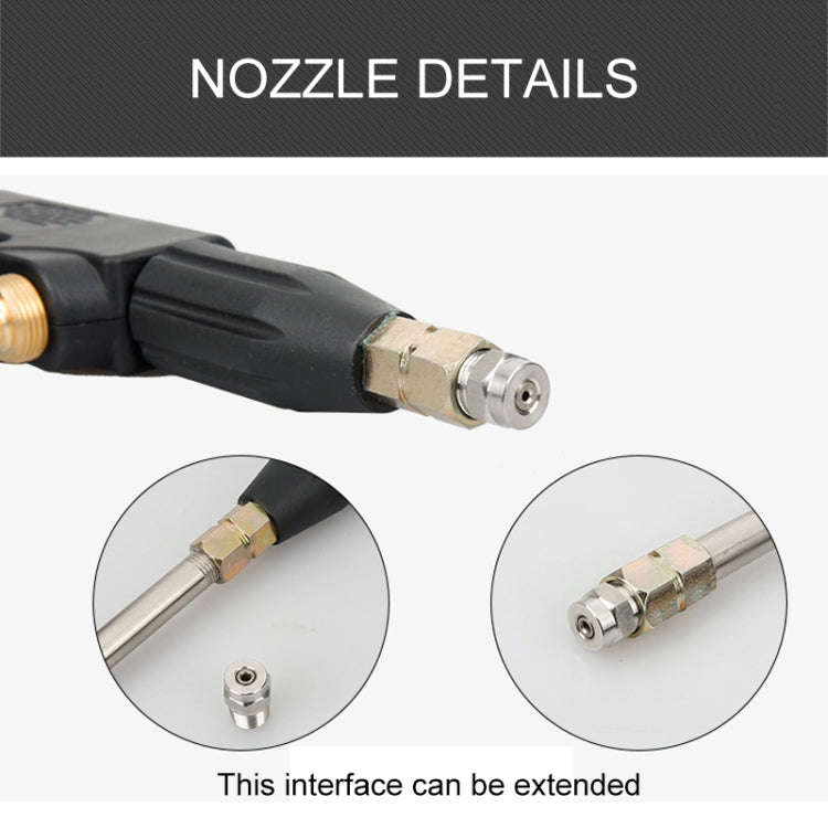 High Temperature High Pressure Large Hole Nozzle Water Gun for Steam Car Washer, Spray Nozzle Sec...