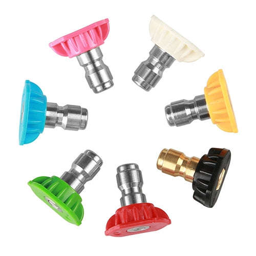 High Pressure Car Wash Gun Jet Nozzle Washer Accessories, Nozzle Angle: 0 Degree Big Hole, Blue