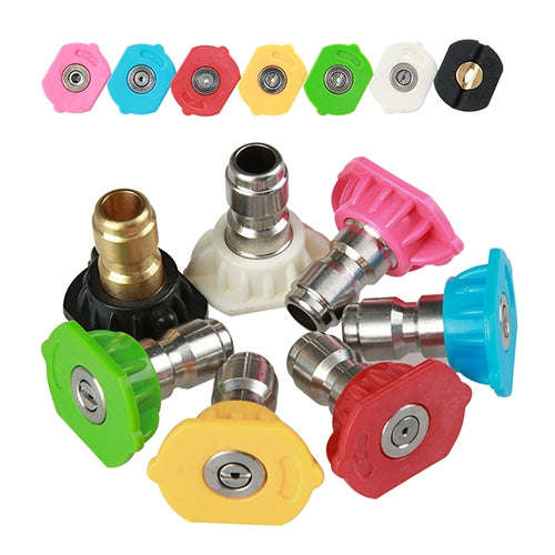 High Pressure Car Wash Gun Jet Nozzle Washer Accessories, Nozzle Angle: 0 Degree Big Hole, Blue