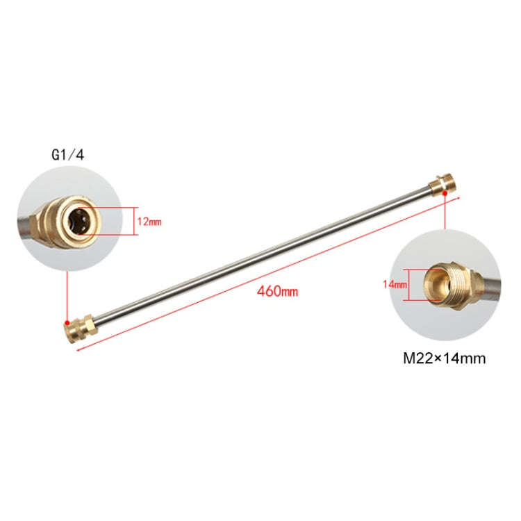 High Pressure Car Wash Gun Water Spray Jet Lance with 5 Nozzles