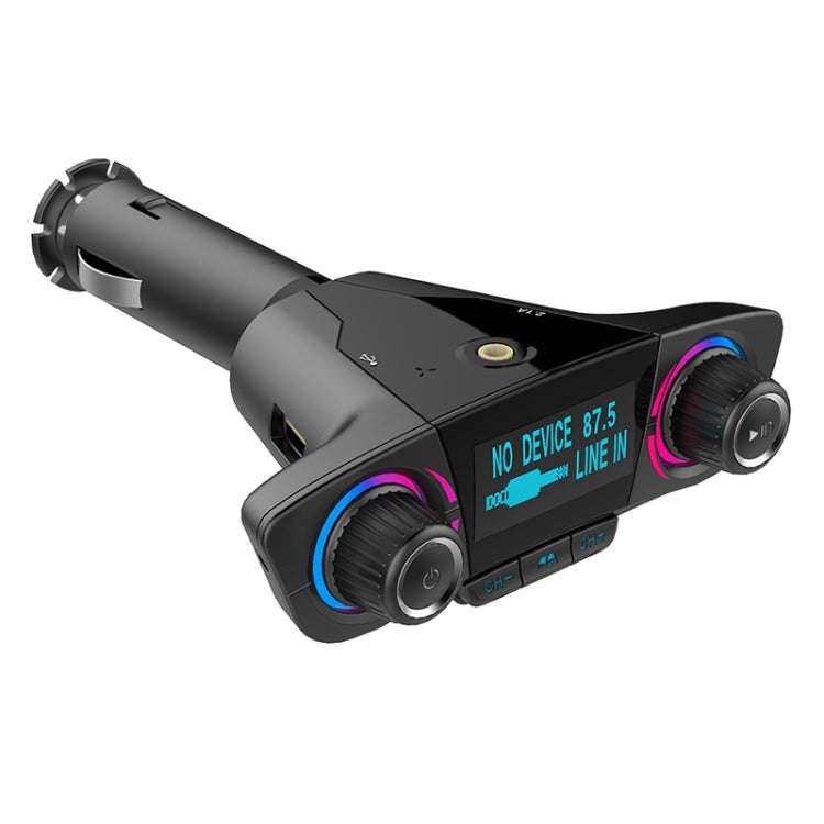 BT06 Dual USB Charging Smart Bluetooth 4.0 + EDR FM Transmitter MP3 Music Player Car Kit with 1.3...