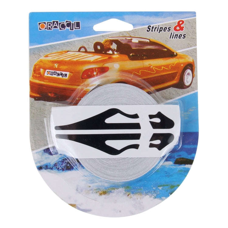 12mm × 9.8m Car Self Adhesive Decorative Stripe Tape Line(Black)