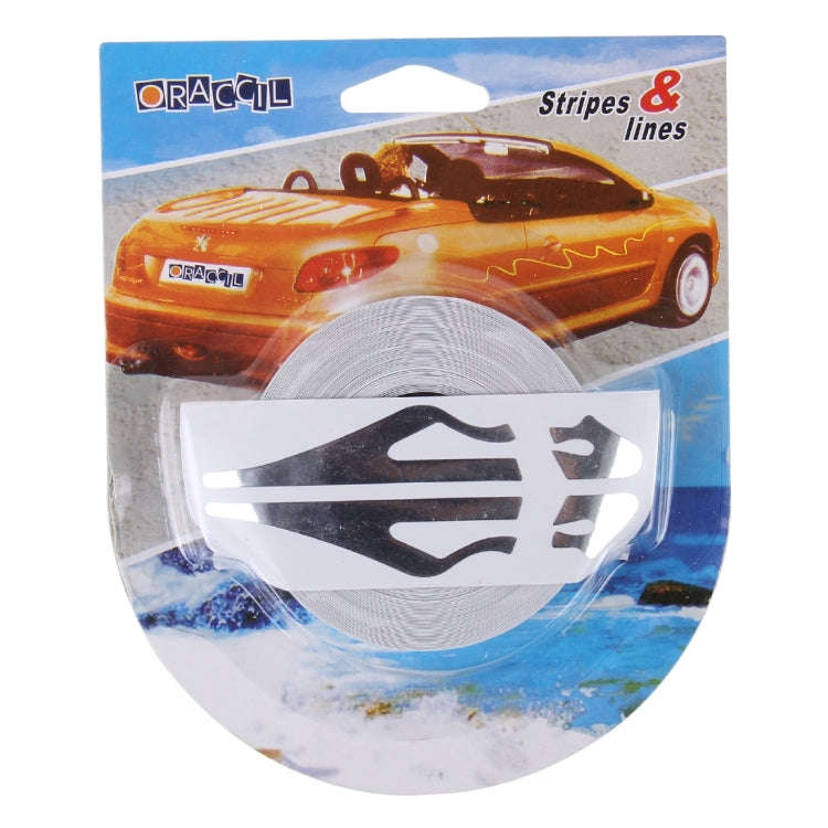 12mm × 9.8m Car Self Adhesive Decorative Stripe Tape Line(Silver)