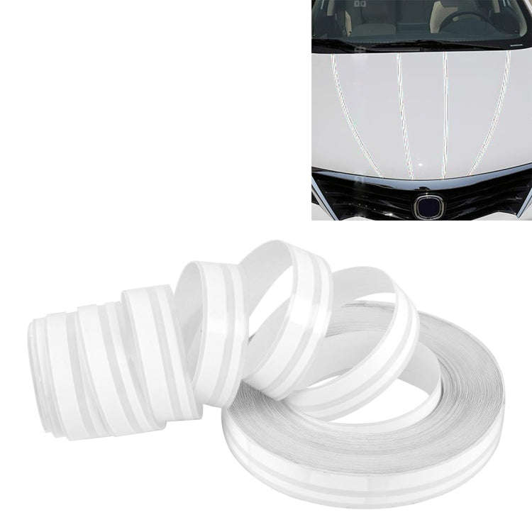12mm × 9.8m Car Self Adhesive Decorative Stripe Tape Line(White)