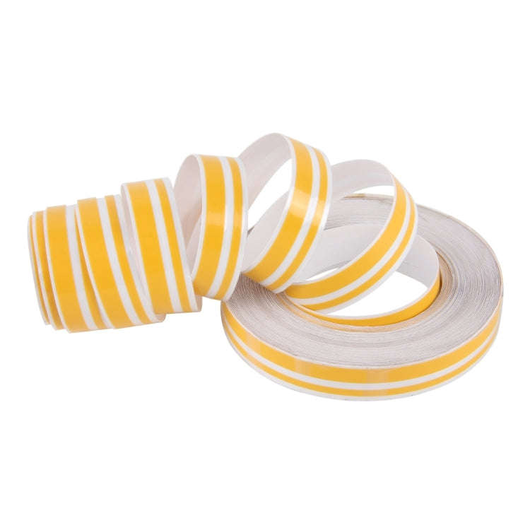 12mm × 9.8m Car Self Adhesive Decorative Stripe Tape Line(Yellow)