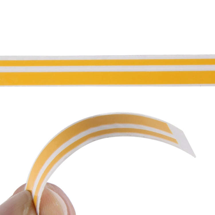 12mm × 9.8m Car Self Adhesive Decorative Stripe Tape Line(Yellow)