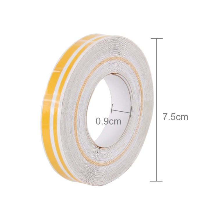 12mm × 9.8m Car Self Adhesive Decorative Stripe Tape Line(Yellow)