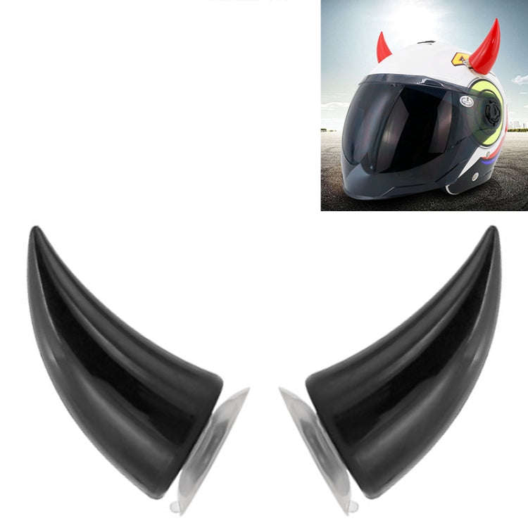2 PCS Motorcycle Helmet Devil Decoration Motorbike Helmet Suction Cups Horns Decoration Headwear ...