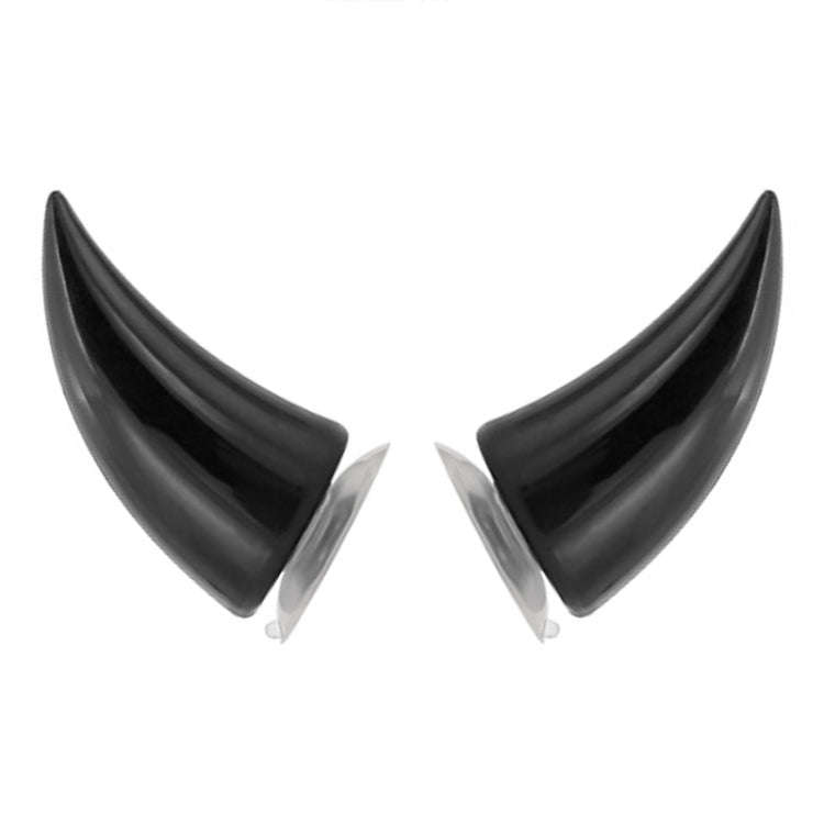 2 PCS Motorcycle Helmet Devil Decoration Motorbike Helmet Suction Cups Horns Decoration Headwear ...