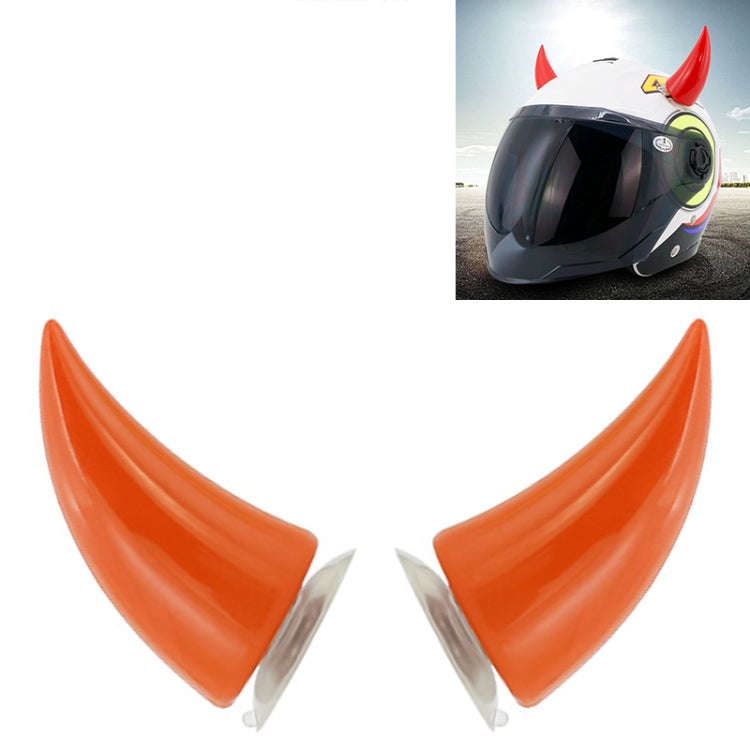 2 PCS Motorcycle Helmet Devil Decoration Motorbike Helmet Suction Cups Horns Decoration Headwear ...