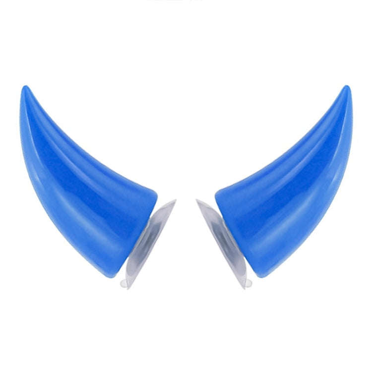 2 PCS Motorcycle Helmet Devil Decoration Motorbike Helmet Suction Cups Horns Decoration Headwear ...