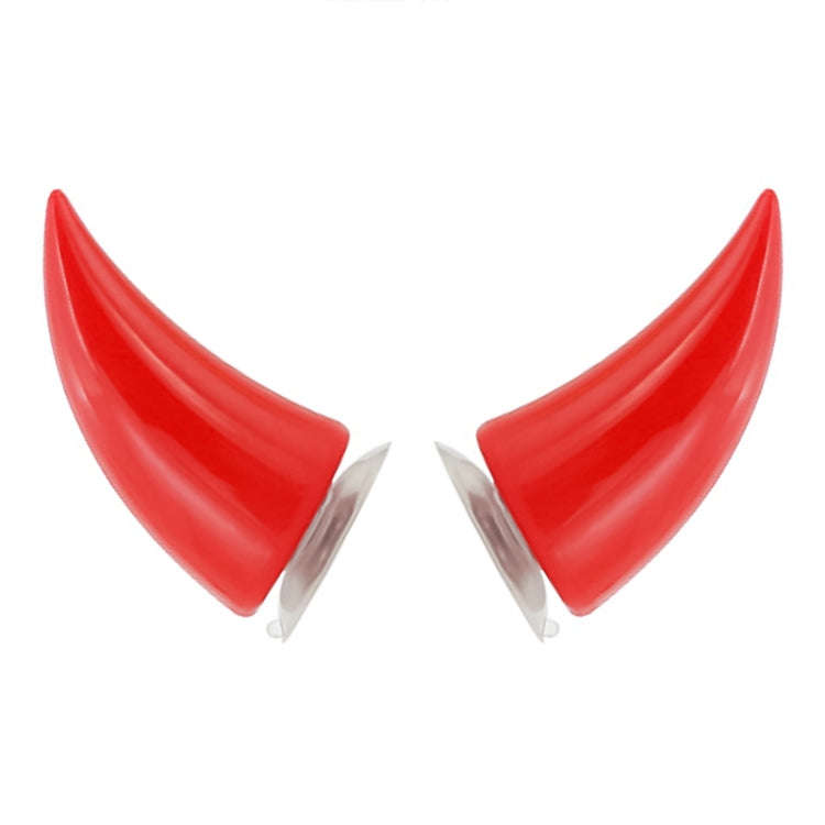 2 PCS Motorcycle Helmet Devil Decoration Motorbike Helmet Suction Cups Horns Decoration Headwear ...