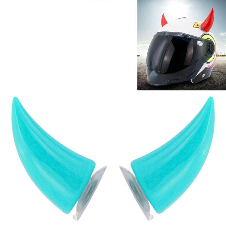 2 PCS Motorcycle Helmet Devil Decoration Motorbike Helmet Suction Cups Horns Decoration Headwear ...