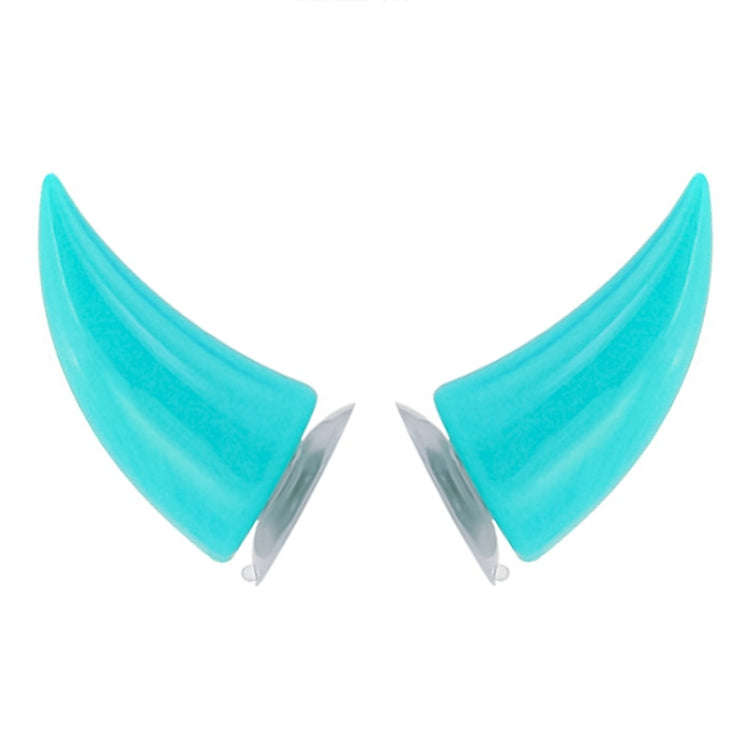 2 PCS Motorcycle Helmet Devil Decoration Motorbike Helmet Suction Cups Horns Decoration Headwear ...