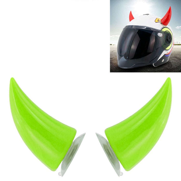 2 PCS Motorcycle Helmet Devil Decoration Motorbike Helmet Suction Cups Horns Decoration Headwear ...