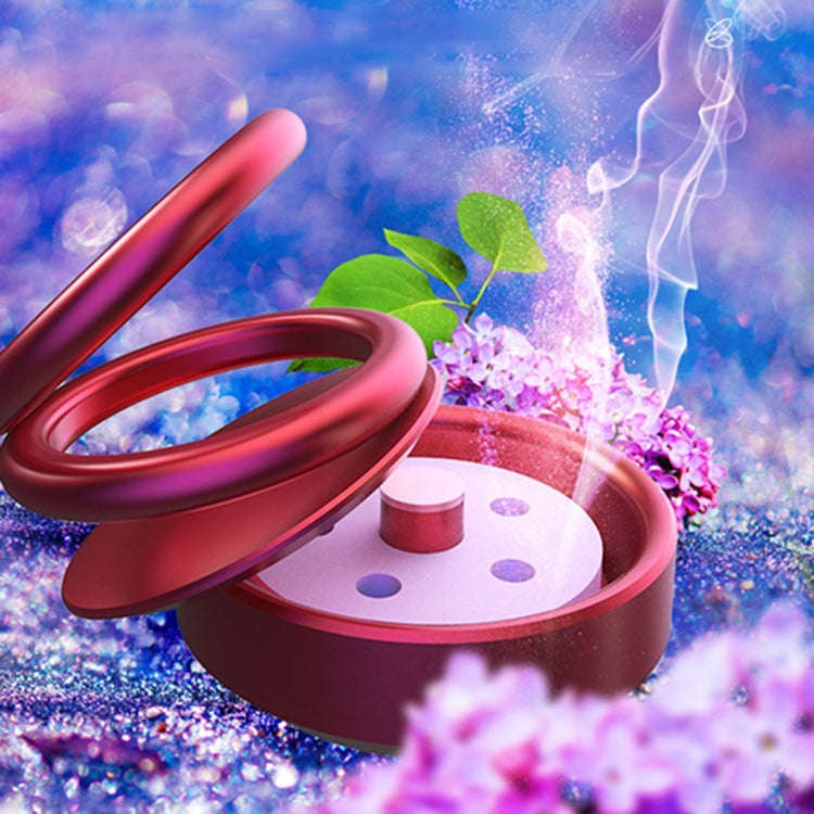 Car Spiral Aromatherapy Decoration Car Ornaments (Red)