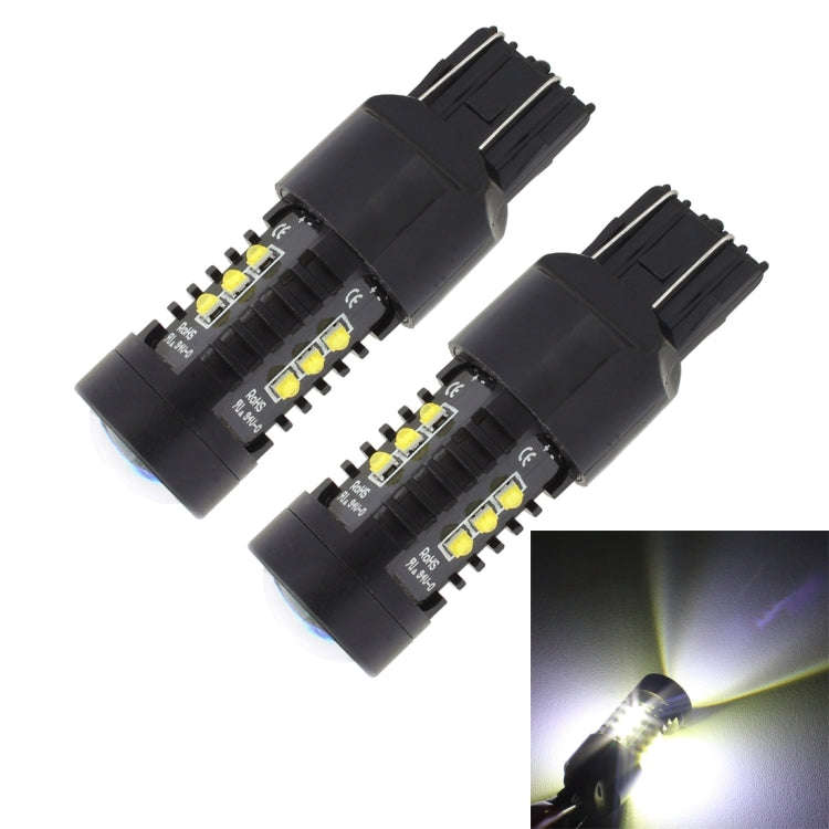 2 PCS MZ 10W 1080LM 5500K 7443 12 XB-D LED Car Reverse Lights T20 Tail Backup Lamps Car Tail Park...