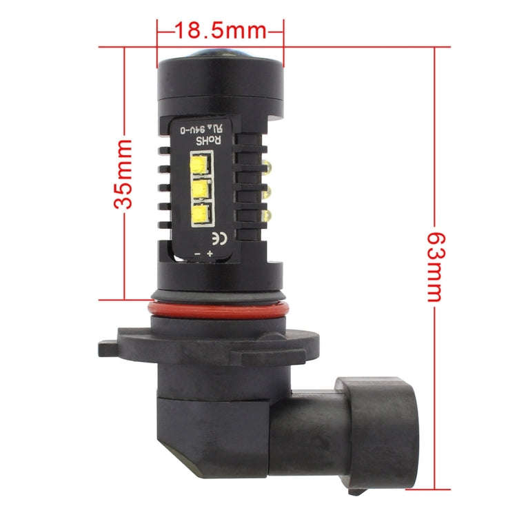 2 PCS MZ 10W 1080LM 5500K 9006 12 XB-D LED Car Front Fog Lights Car Fog Replacement Bulbs Driving...
