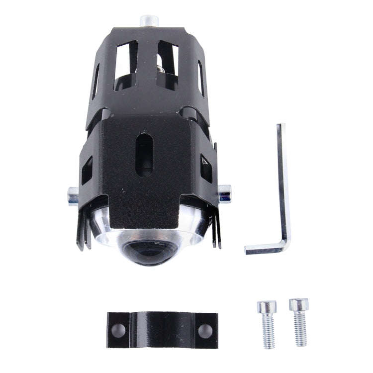 U5 10W 1000LM LED External Motorcycle Headlight Lamp, DC 12-80V(White Light)