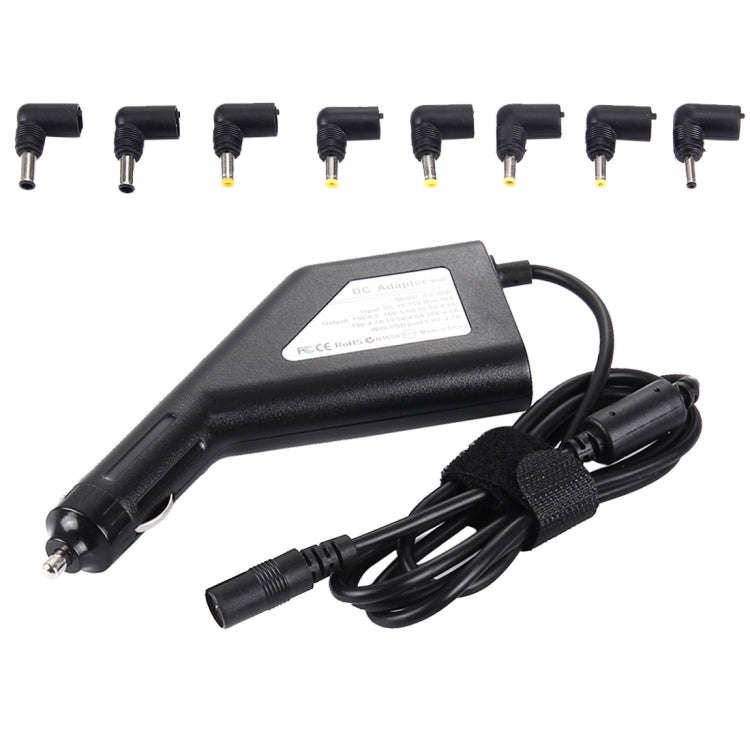 Laptop Notebook Power 90W Universal Car Charger with 8 Power Adapters & 1 USB Port for Samsung, S...