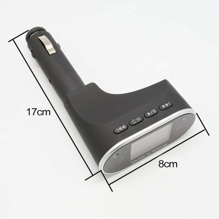 630C Chicken Leg Shape Car Stereo Radio MP3 Audio Player, Bluetooth Hands-free Car Kit FM Transmi...