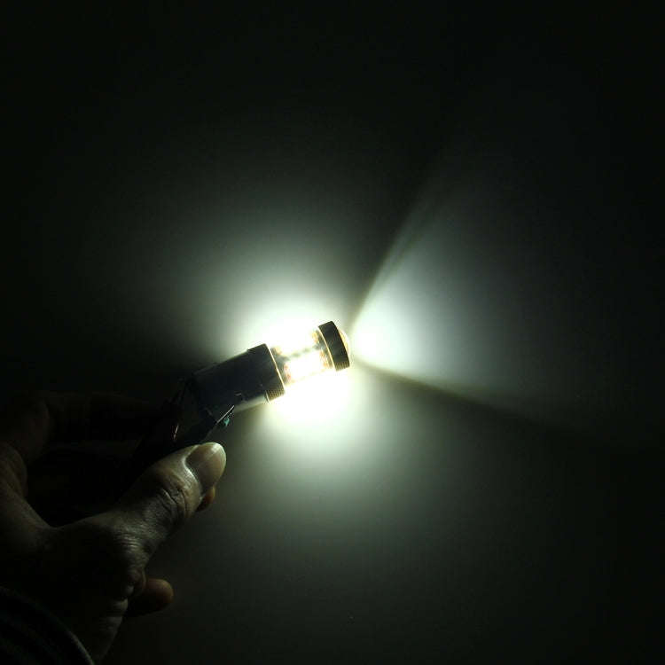 BA20D 10W 1300 LM 6500K Motorcycle Headlight with 28 SMD-3030-LED Lamps, DC 12V (White Light)