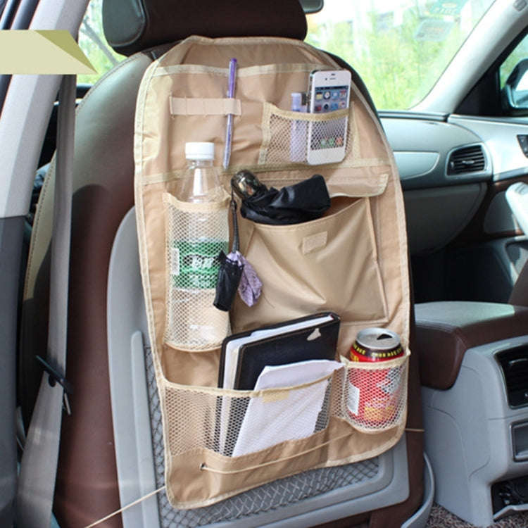 Auto Car Seat Back Organizer Car Seat Hanging Bag Storage for Drinks Cups Phones and Other Items ...